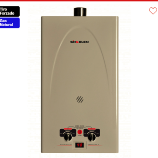 Calefont 13 Litros Gas Natural • Tiro Forzado CFF-131GNSI