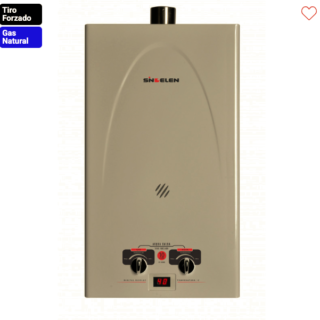 Calefont 10 Litros Gas Natural • Tiro Forzado CFF-101GNSI