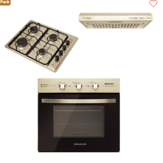 Kit Campana, Encimera y Horno • HE-7200IN + CEG-4600IN + CA-605BL