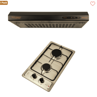 Kit Campana y Encimera • CEG-4250IN + CA-606NG