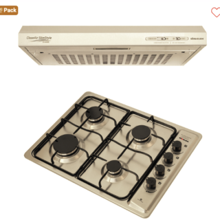 Kit Campana y Encimera • CEG-4600IN + CA-605BL